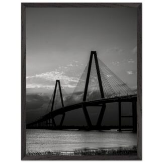 Ravenel Bridge in Charleston, South Carolina – framed wall art print, ready to hang