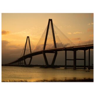 Ravenel Bridge in Charleston, South Carolina – 30x40 large-format wall art print, unframed