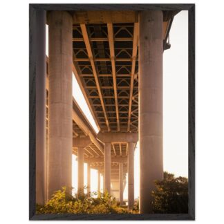 Ravenel Bridge in Charleston, South Carolina – framed wall art print, ready to hang