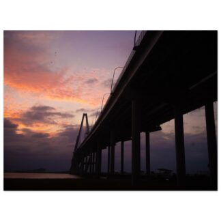 Ravenel Bridge in Charleston, South Carolina – 30x40 large-format wall art print, unframed