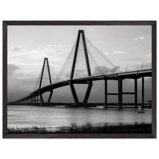 Ravenel Bridge in Charleston, South Carolina – framed wall art print, ready to hang