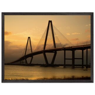 Ravenel Bridge in Charleston, South Carolina – framed wall art print, ready to hang