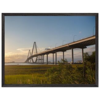 Ravenel Bridge in Charleston, South Carolina – framed wall art print, ready to hang