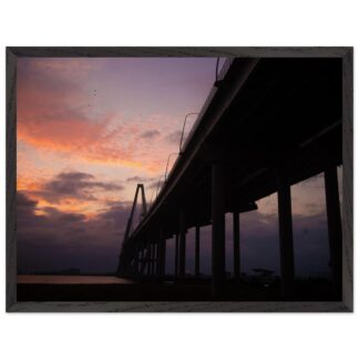 Ravenel Bridge in Charleston, South Carolina – framed wall art print, ready to hang