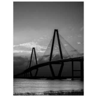 Ravenel Bridge in Charleston, South Carolina – 30x40 large-format wall art print, unframed