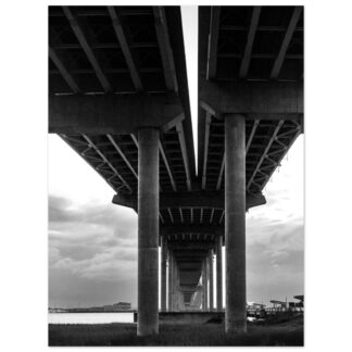 Ravenel Bridge in Charleston, South Carolina – 30x40 large-format wall art print, unframed