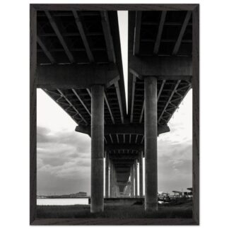 Ravenel Bridge in Charleston, South Carolina – framed wall art print, ready to hang