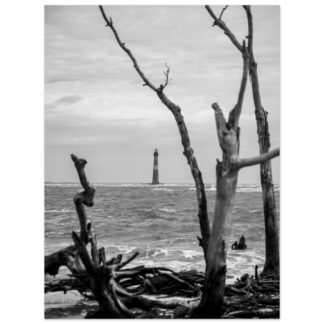 Morris Island Lighthouse in Folly Beach, South Carolina – 30x40 large-format wall art print, unframed