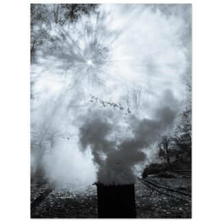Smoke and Light – Morning Burn - 30×40 Fine Art Print (Unframed)