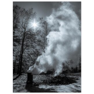 Smoke and Light – Rising - 30×40 Fine Art Print (Unframed)